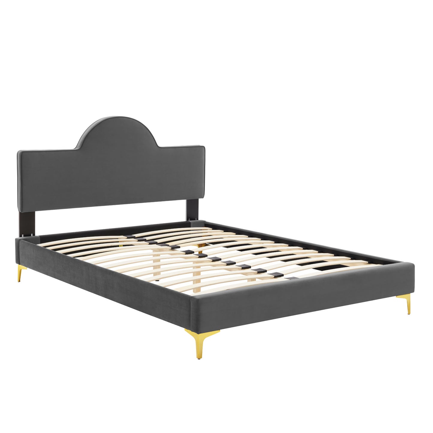 Sunny Performance Velvet Queen Bed By Modway - MOD-6516 | Beds | Modishstore - 3