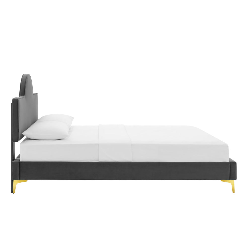 Sunny Performance Velvet Queen Bed By Modway - MOD-6516 | Beds | Modishstore - 4