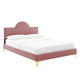 Sunny Performance Velvet Queen Bed By Modway | Beds | Modishstore-10
