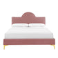Sunny Performance Velvet Queen Bed By Modway | Beds | Modishstore-14