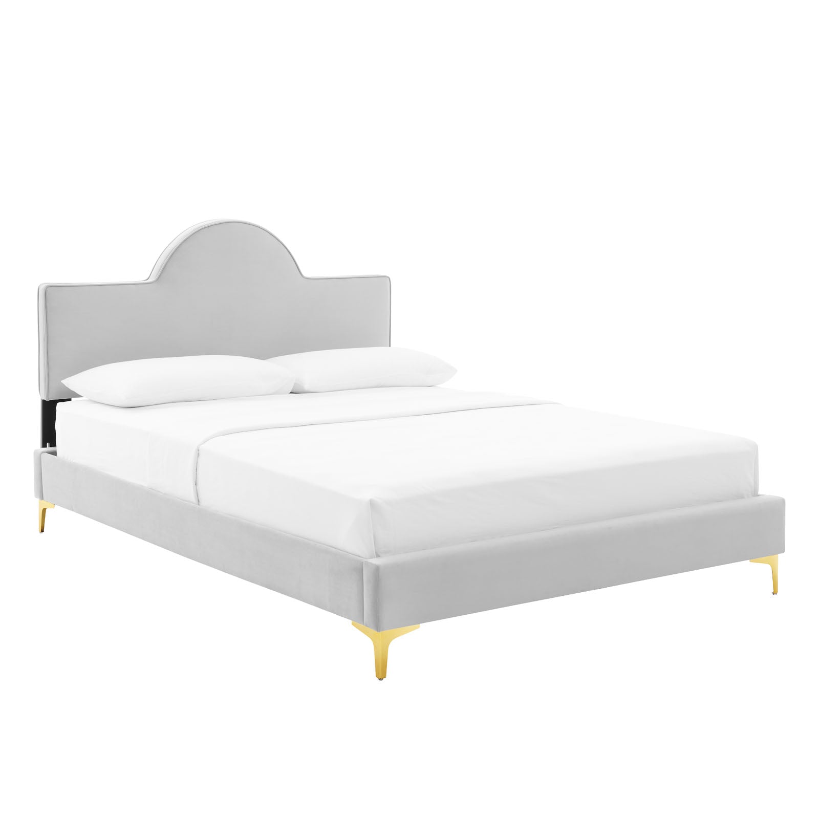 Sunny Performance Velvet Queen Bed By Modway | Beds | Modishstore-19