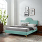 Sunny Performance Velvet Queen Bed By Modway | Beds | Modishstore-29