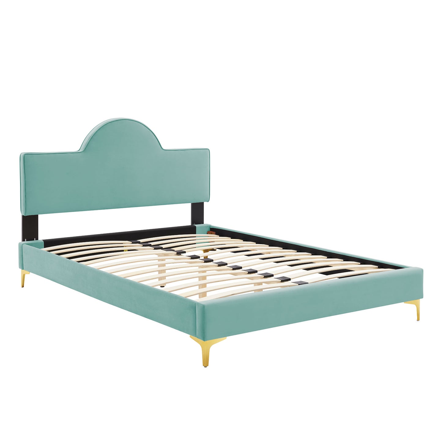 Sunny Performance Velvet Queen Bed By Modway - MOD-6516 | Beds | Modishstore - 30