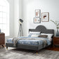 Aurora Performance Velvet Queen Bed By Modway - MOD-6517 | Beds | Modishstore - 1