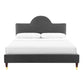 Aurora Performance Velvet Queen Bed By Modway - MOD-6517 | Beds | Modishstore - 5