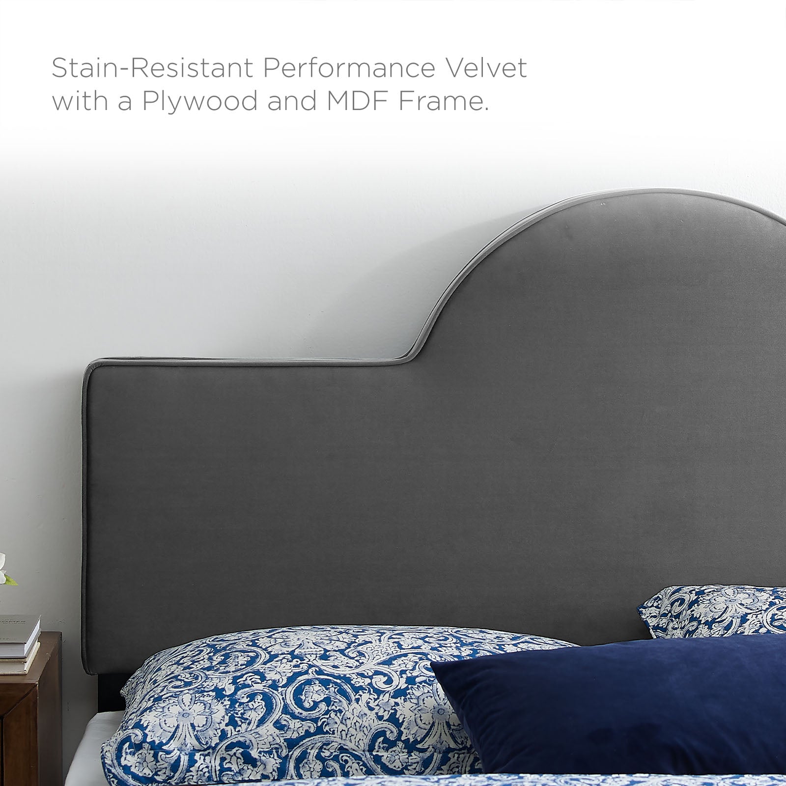 Aurora Performance Velvet Queen Bed By Modway - MOD-6517 | Beds | Modishstore - 8