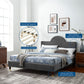 Aurora Performance Velvet Queen Bed By Modway - MOD-6517 | Beds | Modishstore - 9