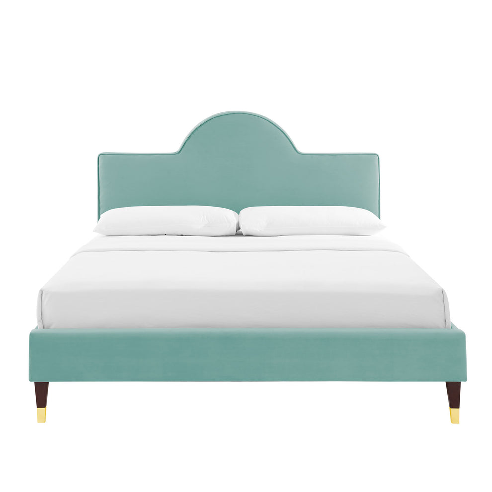 Aurora Performance Velvet Queen Bed By Modway - MOD-6517 | Beds | Modishstore - 32