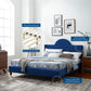 Aurora Performance Velvet Queen Bed By Modway - MOD-6517 | Beds | Modishstore - 45