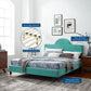 Aurora Performance Velvet Queen Bed By Modway - MOD-6517 | Beds | Modishstore - 63