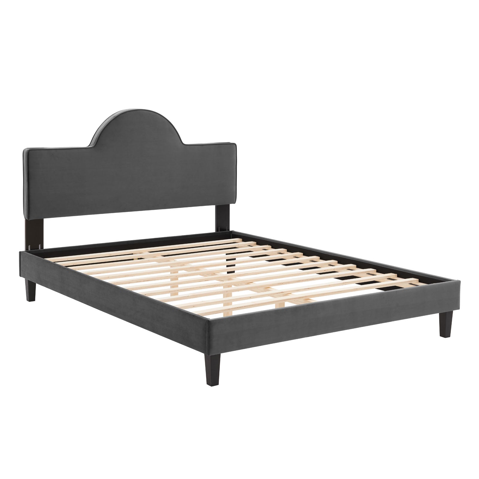 Soleil Performance Velvet Queen Bed By Modway - MOD-6518 | Beds | Modishstore - 3