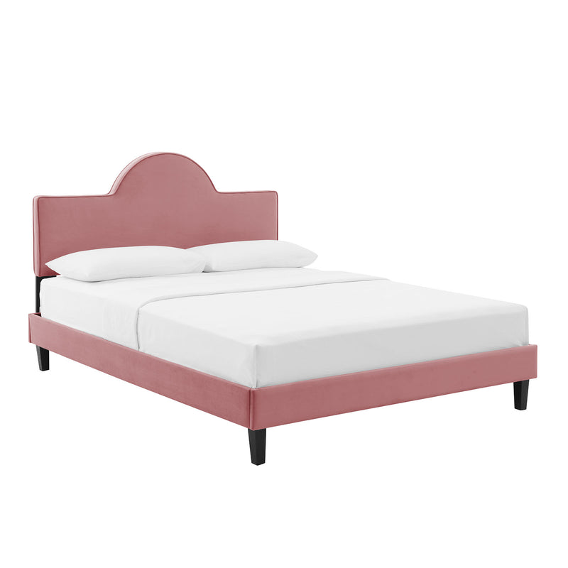 Soleil Performance Velvet Queen Bed By Modway - MOD-6518 | Beds | Modishstore - 10