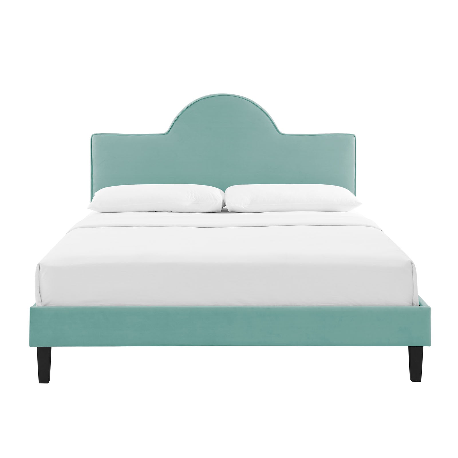 Soleil Performance Velvet Queen Bed By Modway | Beds | Modishstore-32