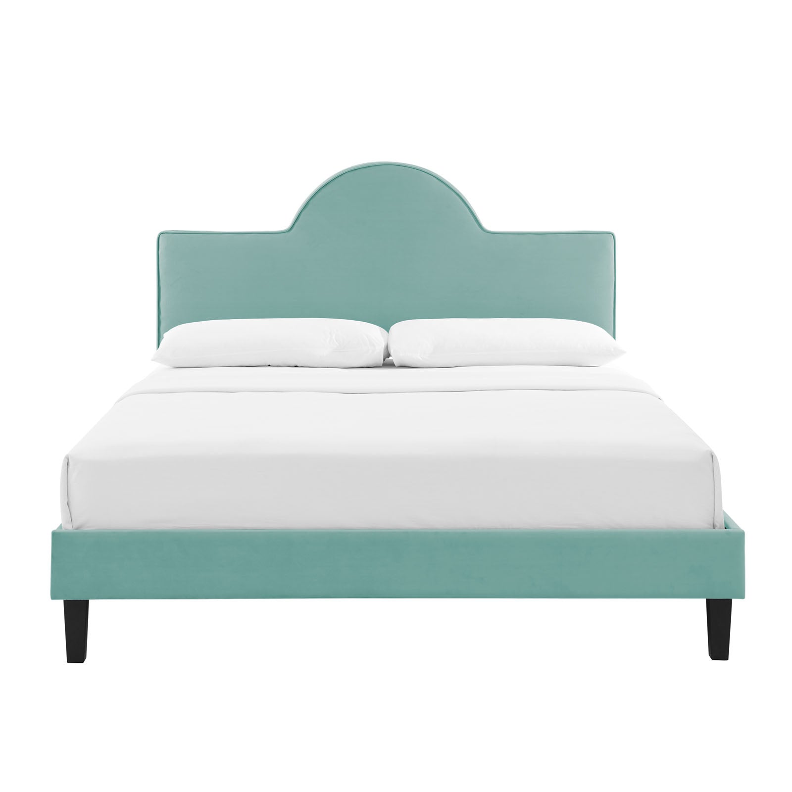 Soleil Performance Velvet Queen Bed By Modway - MOD-6518 | Beds | Modishstore - 32