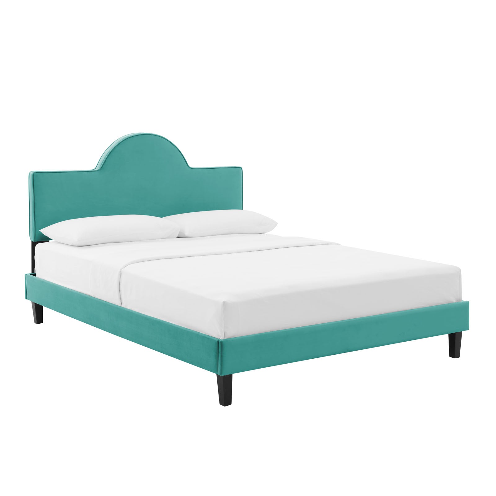 Soleil Performance Velvet Queen Bed By Modway - MOD-6518 | Beds | Modishstore - 55