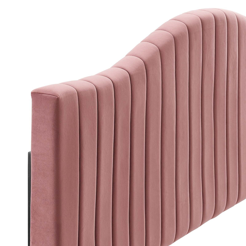 Brielle Channel Tufted Performance Velvet King/California King Headboard By Modway - MOD-6560 | Headboards | Modishstore - 10