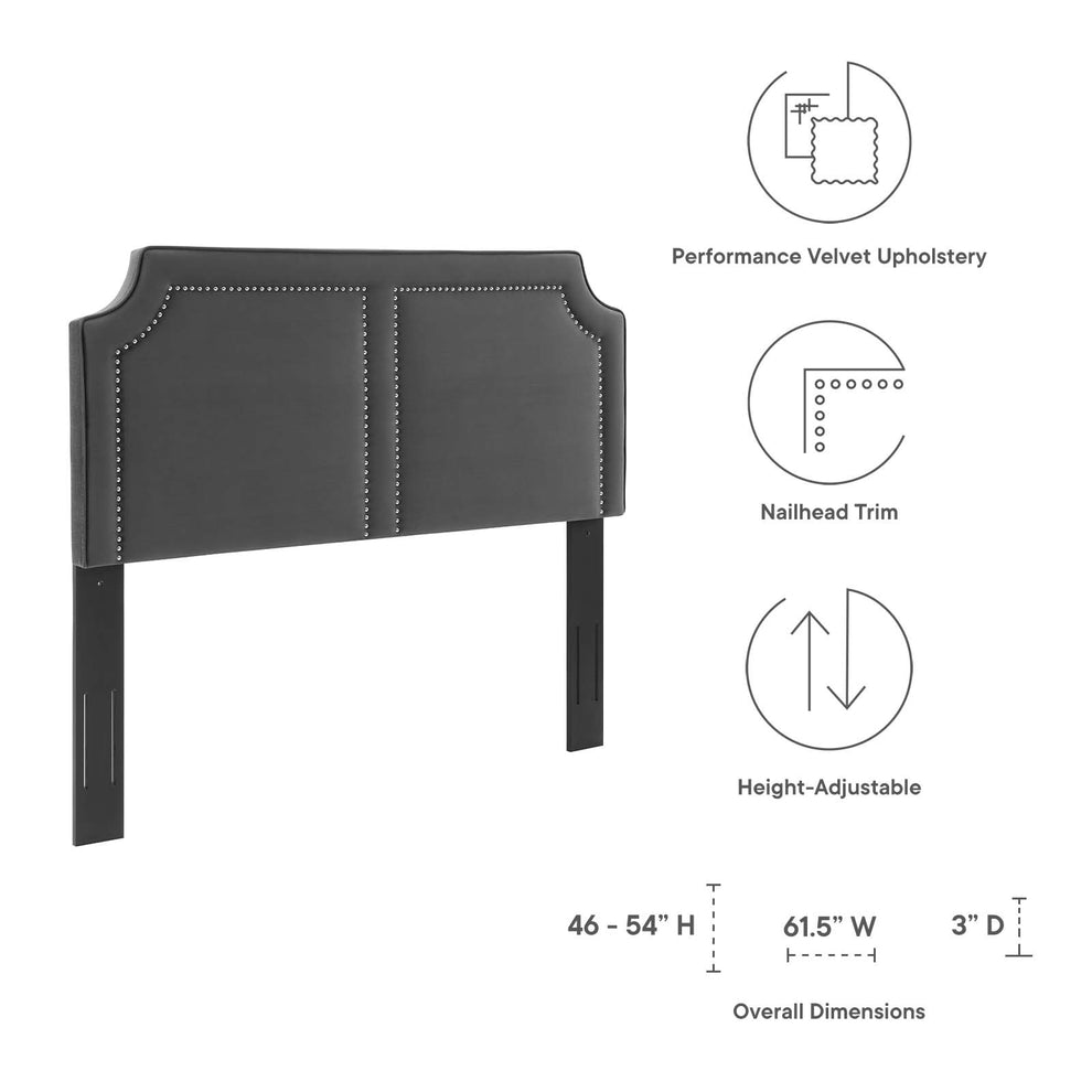 Cynthia Performance Velvet Full/Queen Headboard By Modway - MOD-6566 | Headboards | Modishstore - 6