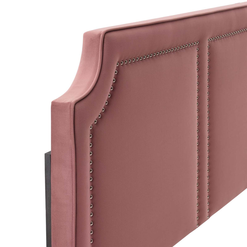 Cynthia Performance Velvet Full/Queen Headboard By Modway - MOD-6566 | Headboards | Modishstore - 10