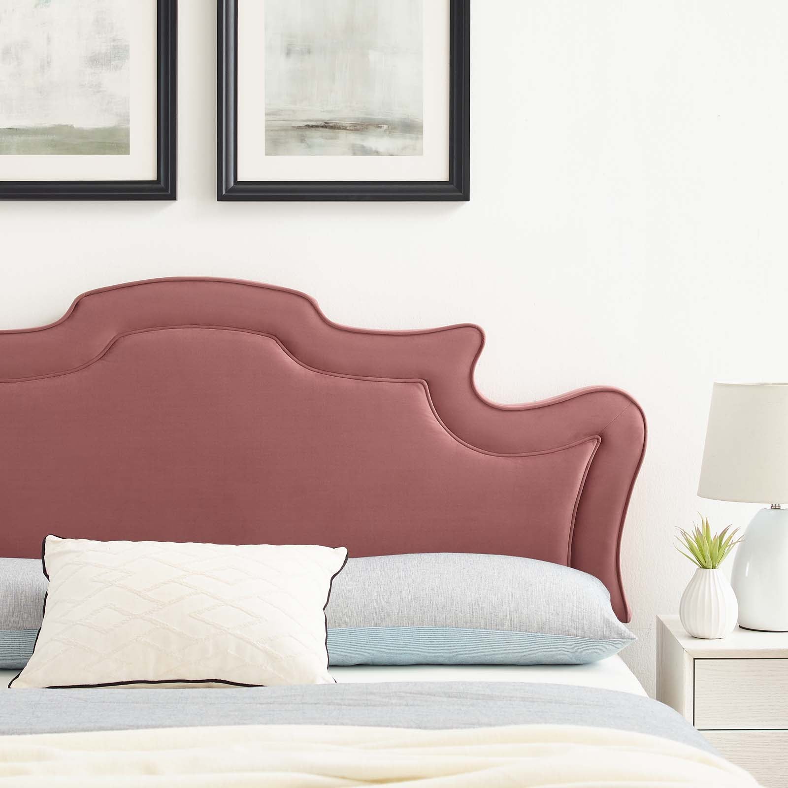 Evangeline Performance Velvet Full/Queen Headboard By Modway - MOD-6572 | Headboards | Modishstore - 16