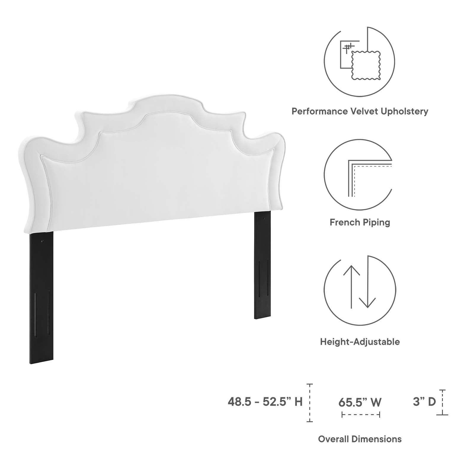 Evangeline Performance Velvet Full/Queen Headboard By Modway - MOD-6572 | Headboards | Modishstore - 29