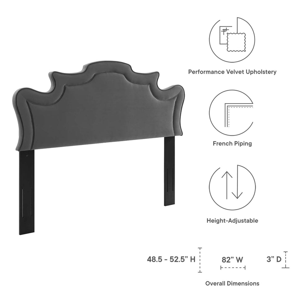 Evangeline Performance Velvet King/California King Headboard By Modway - MOD-6573 | Headboards | Modishstore - 6