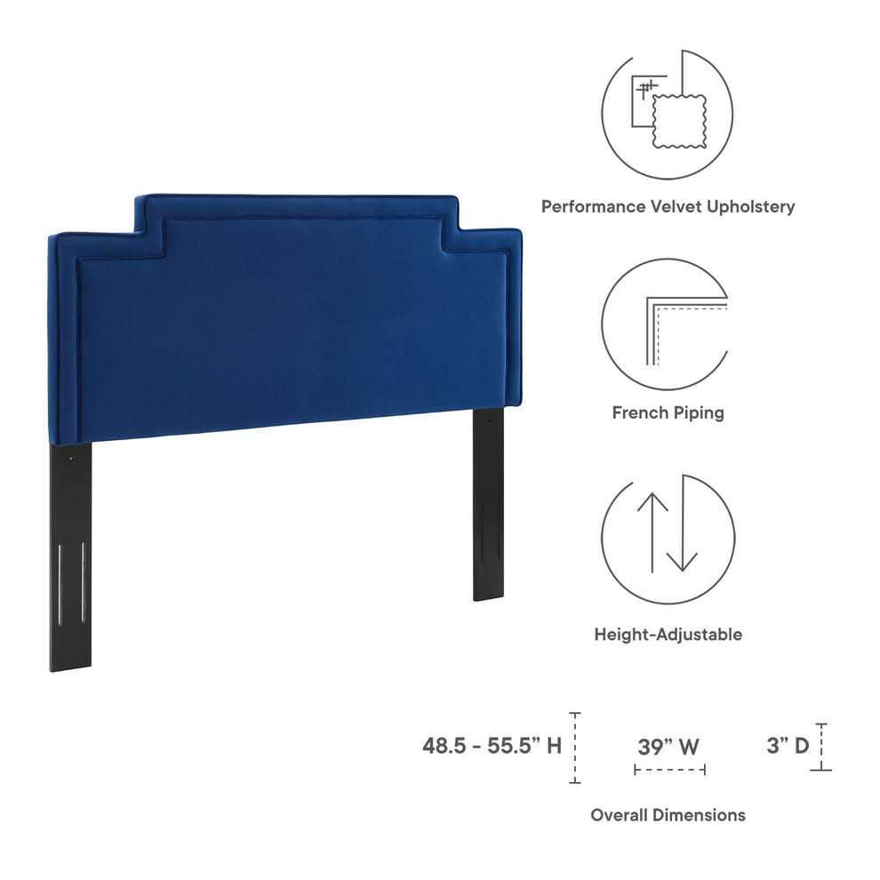 Transfix Performance Velvet Twin Headboard By Modway - MOD-6574 | Headboards | Modishstore - 21