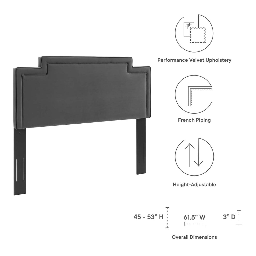 Transfix Performance Velvet Full/Queen Headboard By Modway - MOD-6575 | Headboards | Modishstore - 6