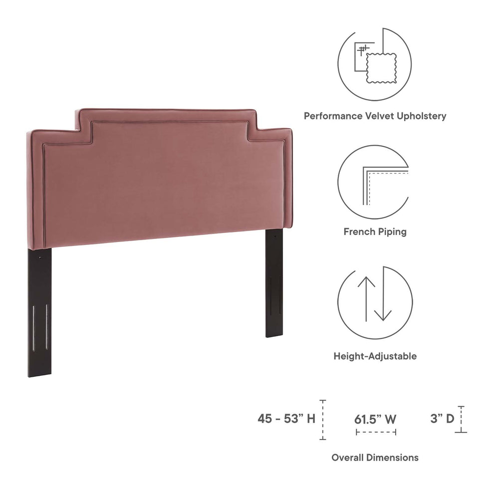 Transfix Performance Velvet Full/Queen Headboard By Modway - MOD-6575 | Headboards | Modishstore - 13