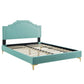 Adelaide Performance Velvet Queen Platform Bed By Modway - MOD-6580 | Beds | Modishstore - 51