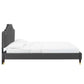 Adelaide Performance Velvet Queen Platform Bed By Modway - MOD-6581 | Beds | Modishstore - 7