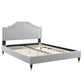 Adelaide Performance Velvet Queen Platform Bed By Modway - MOD-6581 | Beds | Modishstore - 36