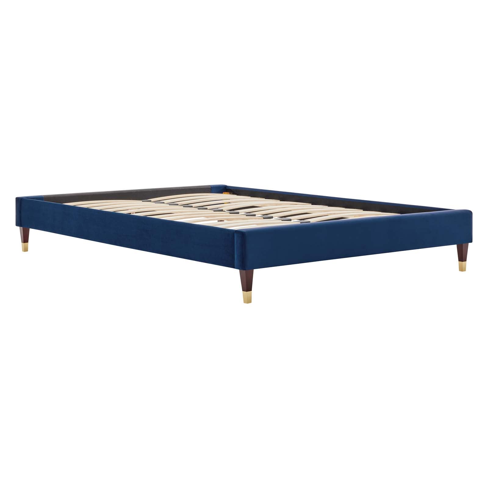 Adelaide Performance Velvet Queen Platform Bed By Modway - MOD-6581 | Beds | Modishstore - 62