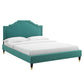 Adelaide Performance Velvet Queen Platform Bed By Modway - MOD-6581 | Beds | Modishstore - 84
