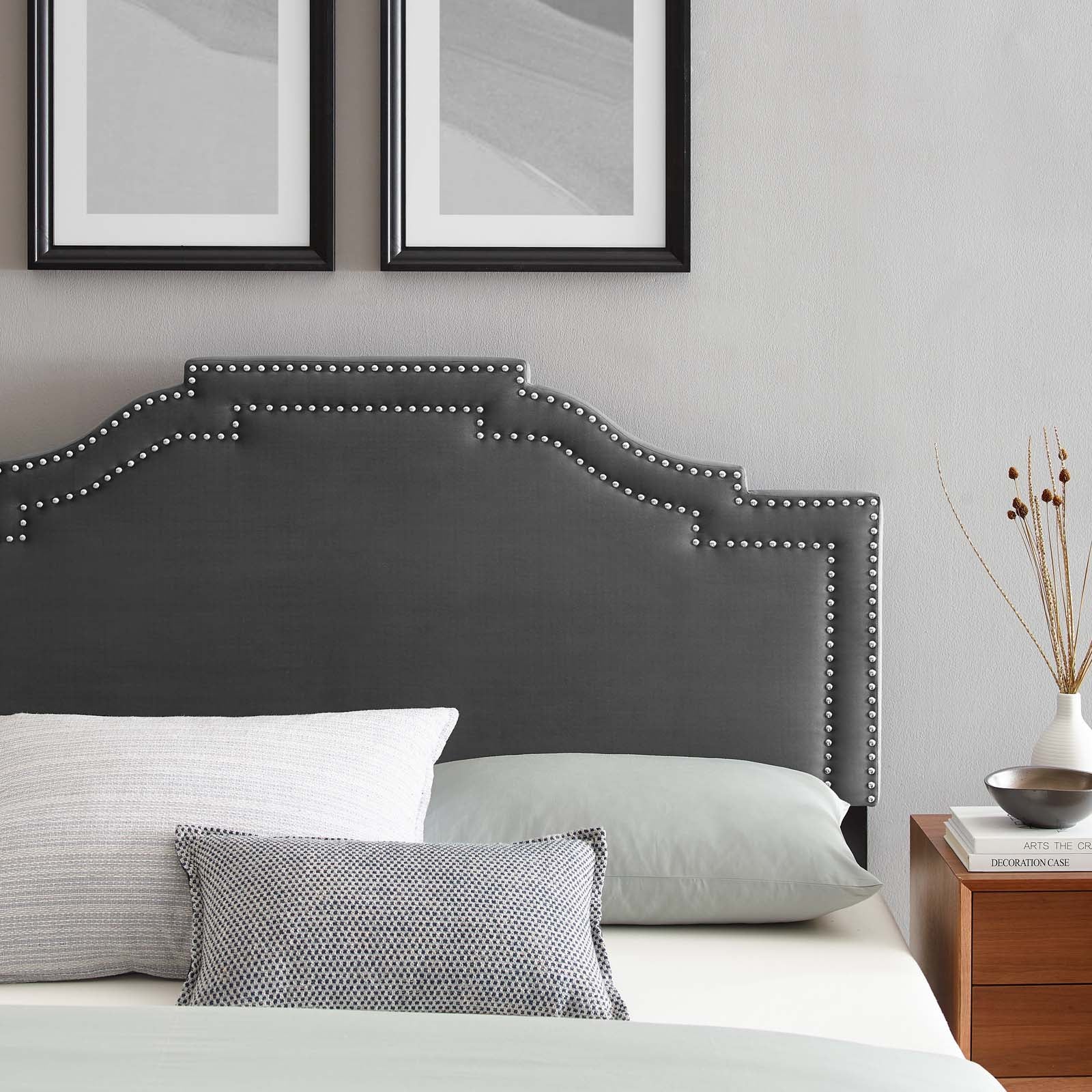 Adelaide Performance Velvet Queen Platform Bed By Modway - MOD-6582 | Beds | Modishstore - 13