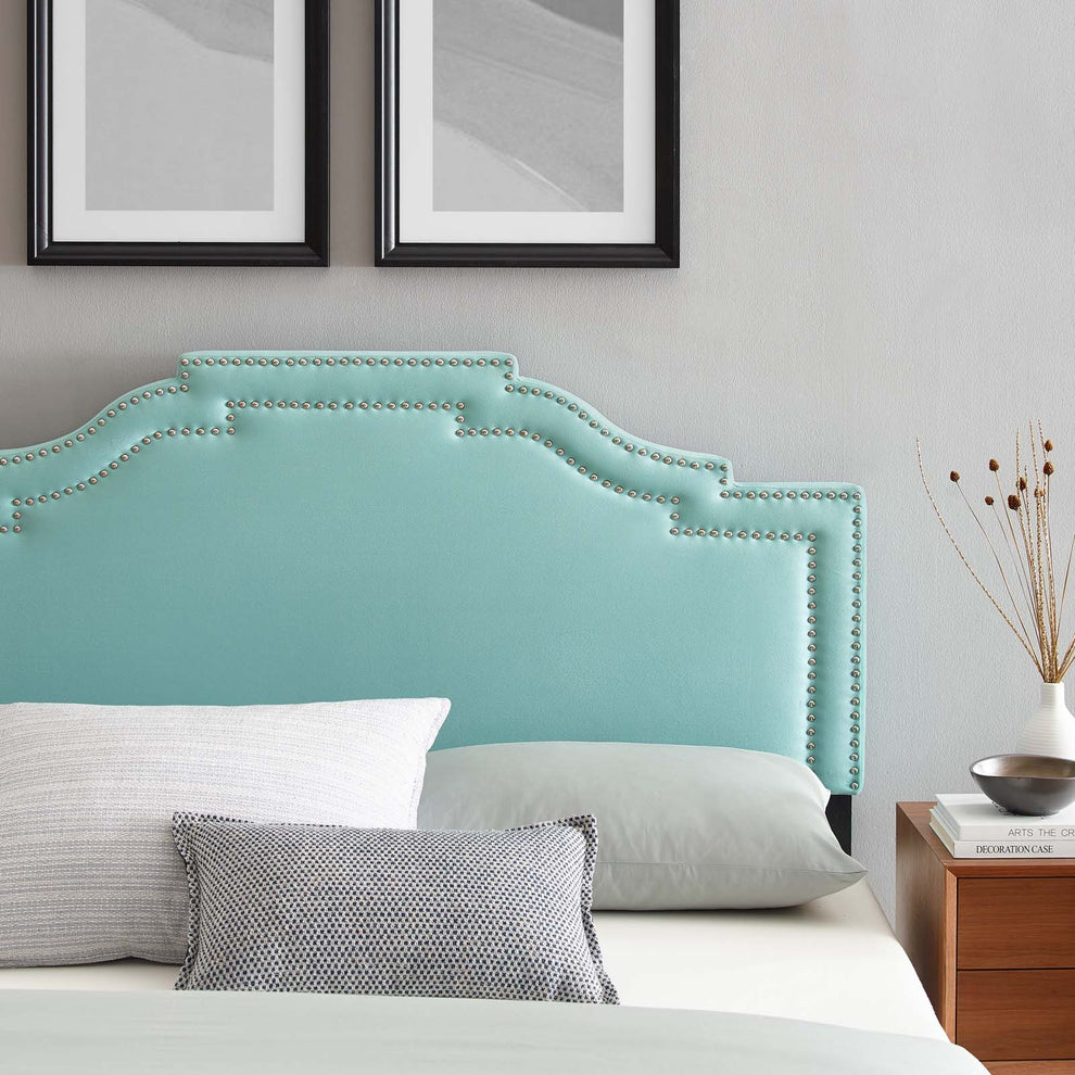 Adelaide Performance Velvet Queen Platform Bed By Modway - MOD-6582 | Beds | Modishstore - 52