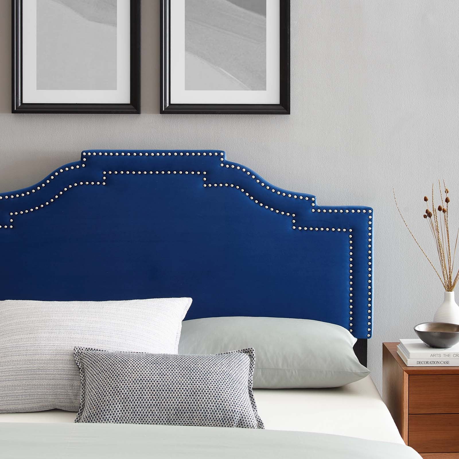 Adelaide Performance Velvet Queen Platform Bed By Modway - MOD-6582 | Beds | Modishstore - 65