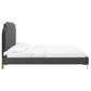 Colette Queen Performance Velvet Platform Bed By Modway - MOD-6583 | Beds | Modishstore - 11