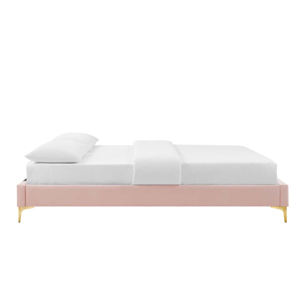 Colette Queen Performance Velvet Platform Bed By Modway - MOD-6583 | Beds | Modishstore - 96
