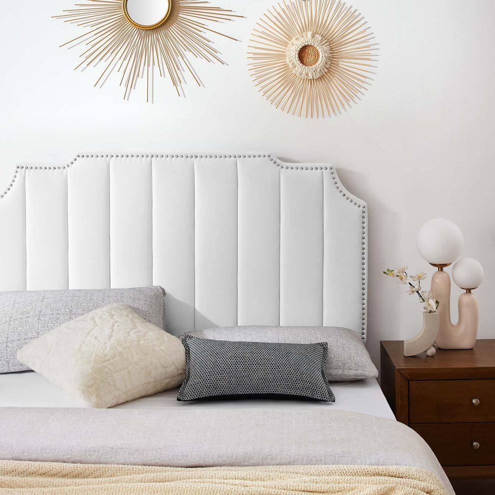 Colette Queen Performance Velvet Platform Bed By Modway - MOD-6583 | Beds | Modishstore - 120