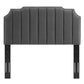 Colette Queen Performance Velvet Platform Bed By Modway - MOD-6585 | Beds | Modishstore - 4