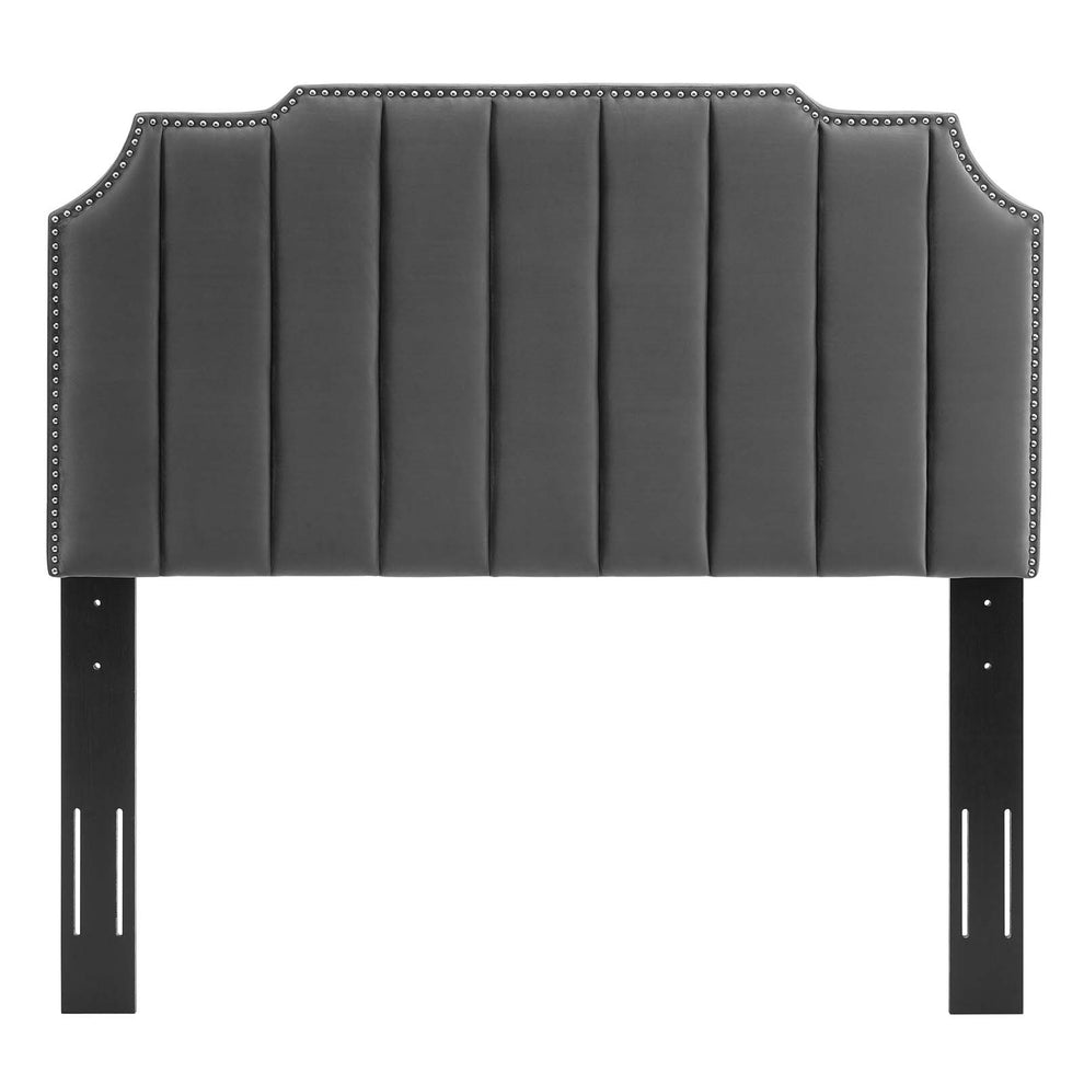 Colette Queen Performance Velvet Platform Bed By Modway - MOD-6585 | Beds | Modishstore - 4