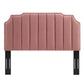Colette Queen Performance Velvet Platform Bed By Modway - MOD-6585 | Beds | Modishstore - 19