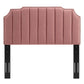 Colette Queen Performance Velvet Platform Bed By Modway - MOD-6585 | Beds | Modishstore - 20