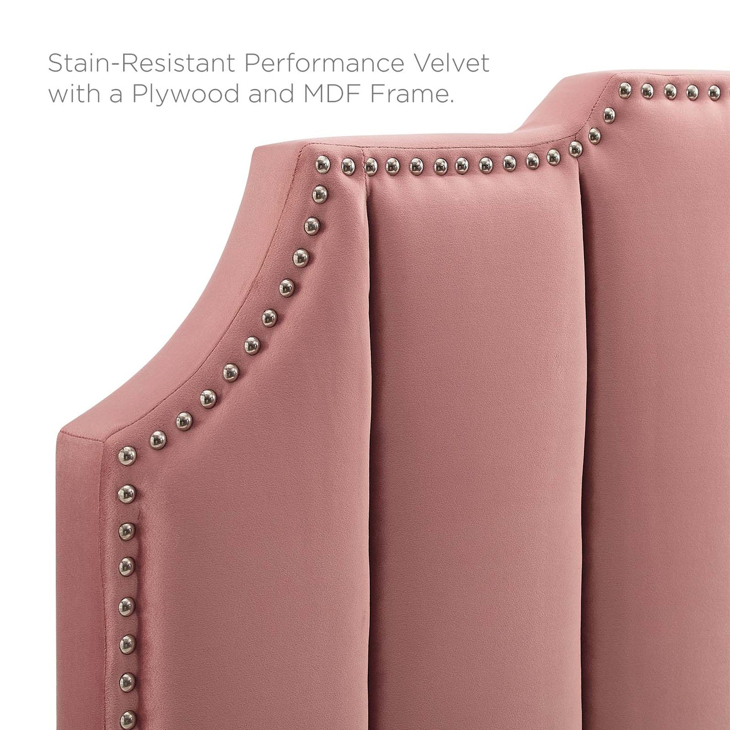 Colette Queen Performance Velvet Platform Bed By Modway - MOD-6585 | Beds | Modishstore - 23