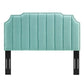 Colette Queen Performance Velvet Platform Bed By Modway - MOD-6585 | Beds | Modishstore - 50