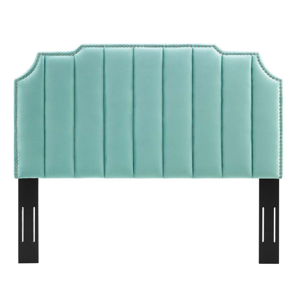 Colette Queen Performance Velvet Platform Bed By Modway - MOD-6585 | Beds | Modishstore - 50