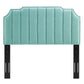 Colette Queen Performance Velvet Platform Bed By Modway - MOD-6585 | Beds | Modishstore - 51