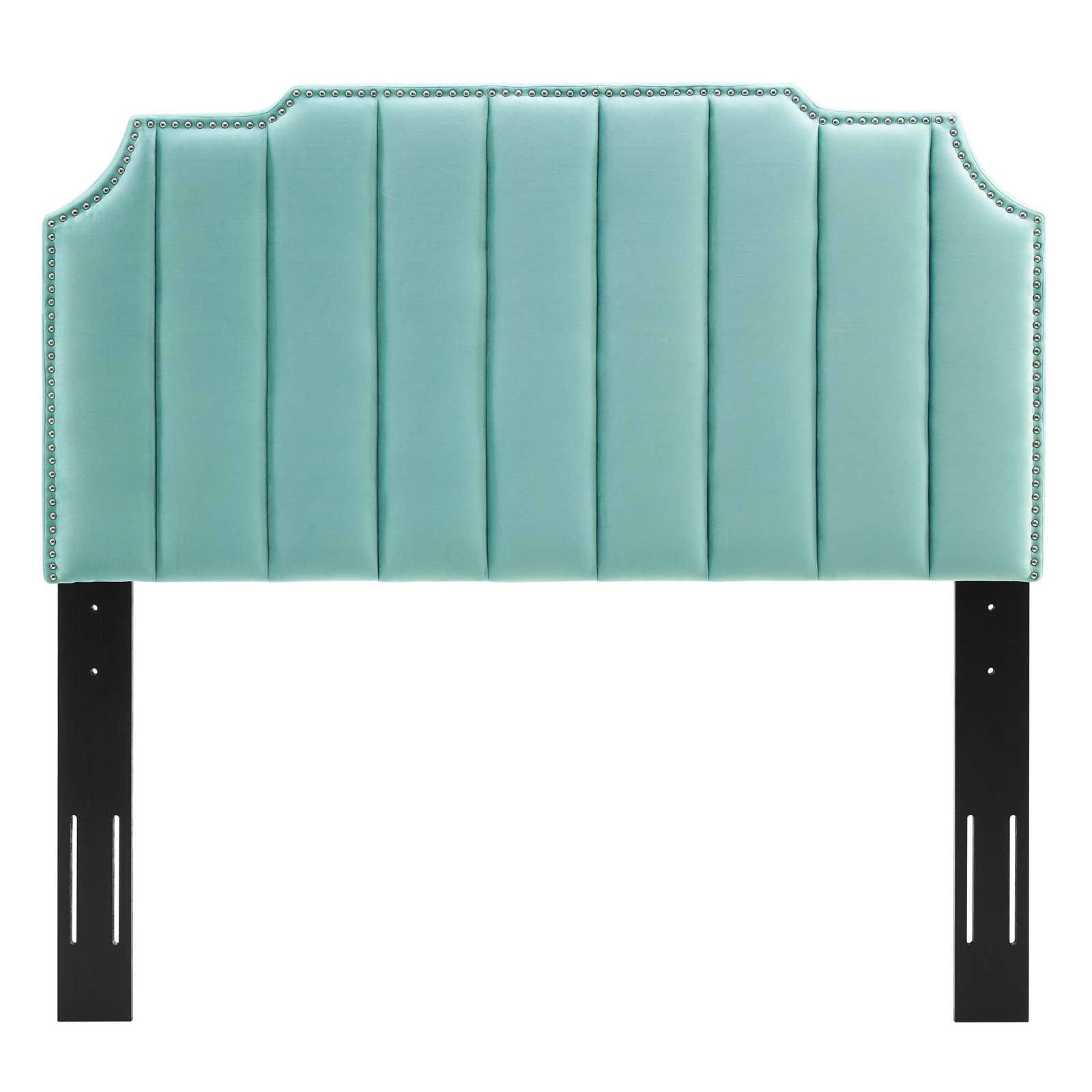 Colette Queen Performance Velvet Platform Bed By Modway - MOD-6585 | Beds | Modishstore - 51