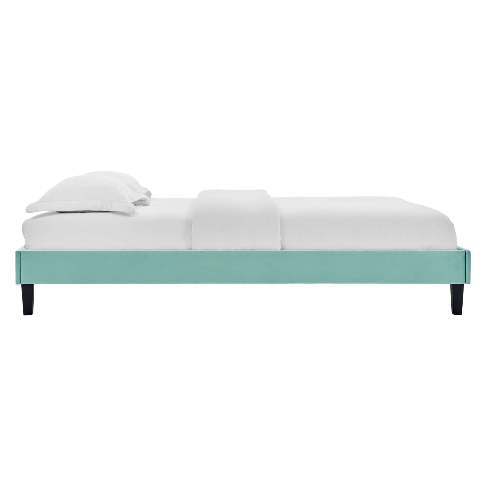 Colette Queen Performance Velvet Platform Bed By Modway - MOD-6585 | Beds | Modishstore - 63