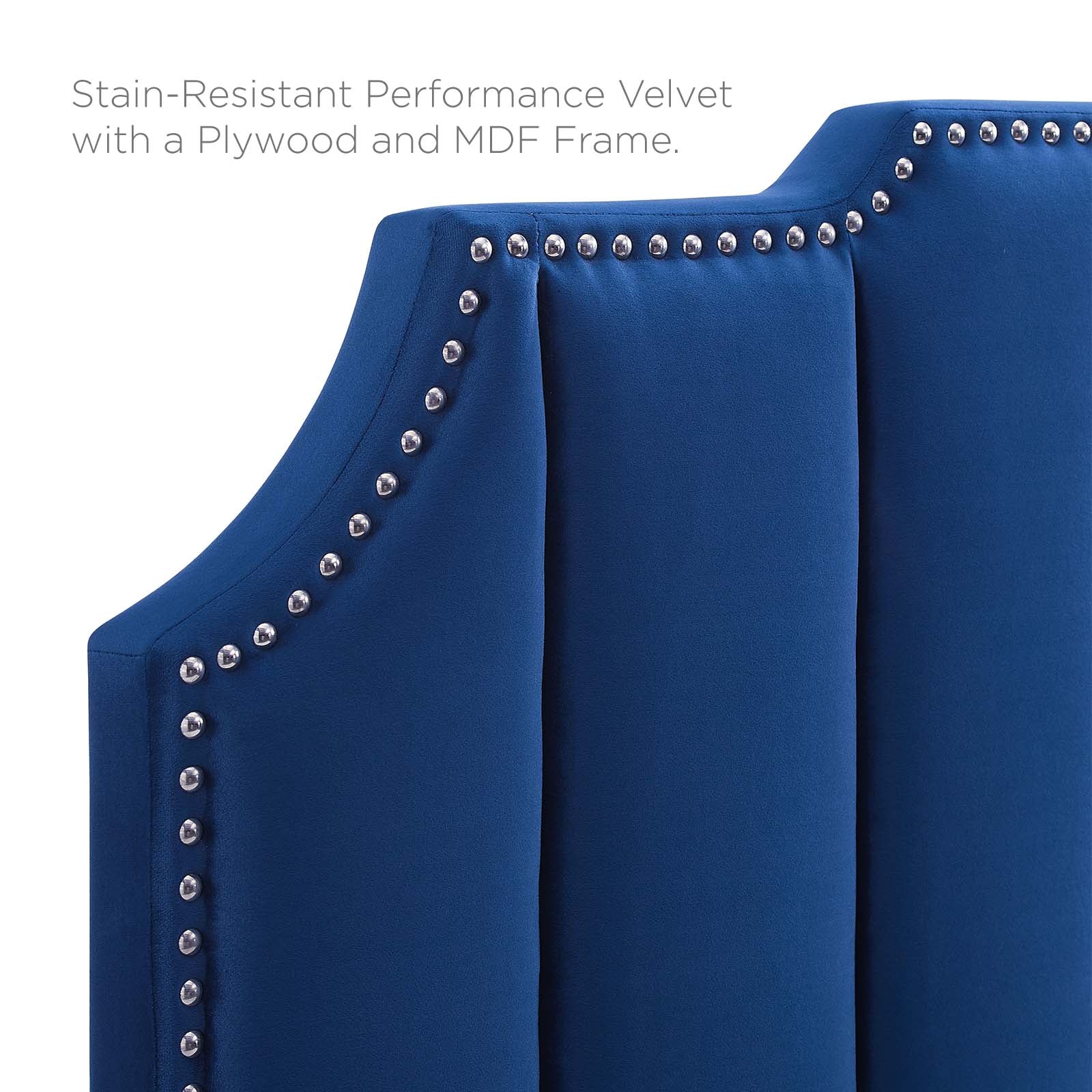 Colette Queen Performance Velvet Platform Bed By Modway - MOD-6585 | Beds | Modishstore - 70